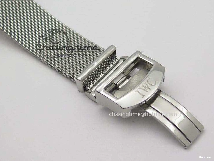 MIROTIME 0506 Portofino SCHAFFHAUSEN SS MKF 1:1 Best Edition Black Dial On Mesh Bracelet A Sporty 7342